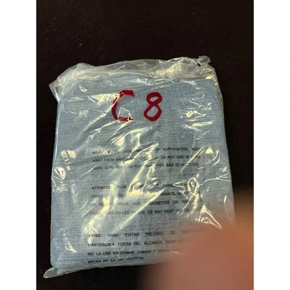 Levis 501 Mens Jeans 31x30 Light Wash Button Fly Straight Leg Denim Blue C8 - Picture 7 of 7